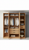 dressing sur mesure finition chêne naturel